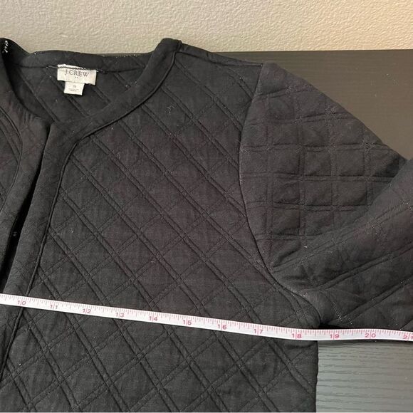 J. Crew Quilted Jacket Black Women’s Small - Picture 14 of 15